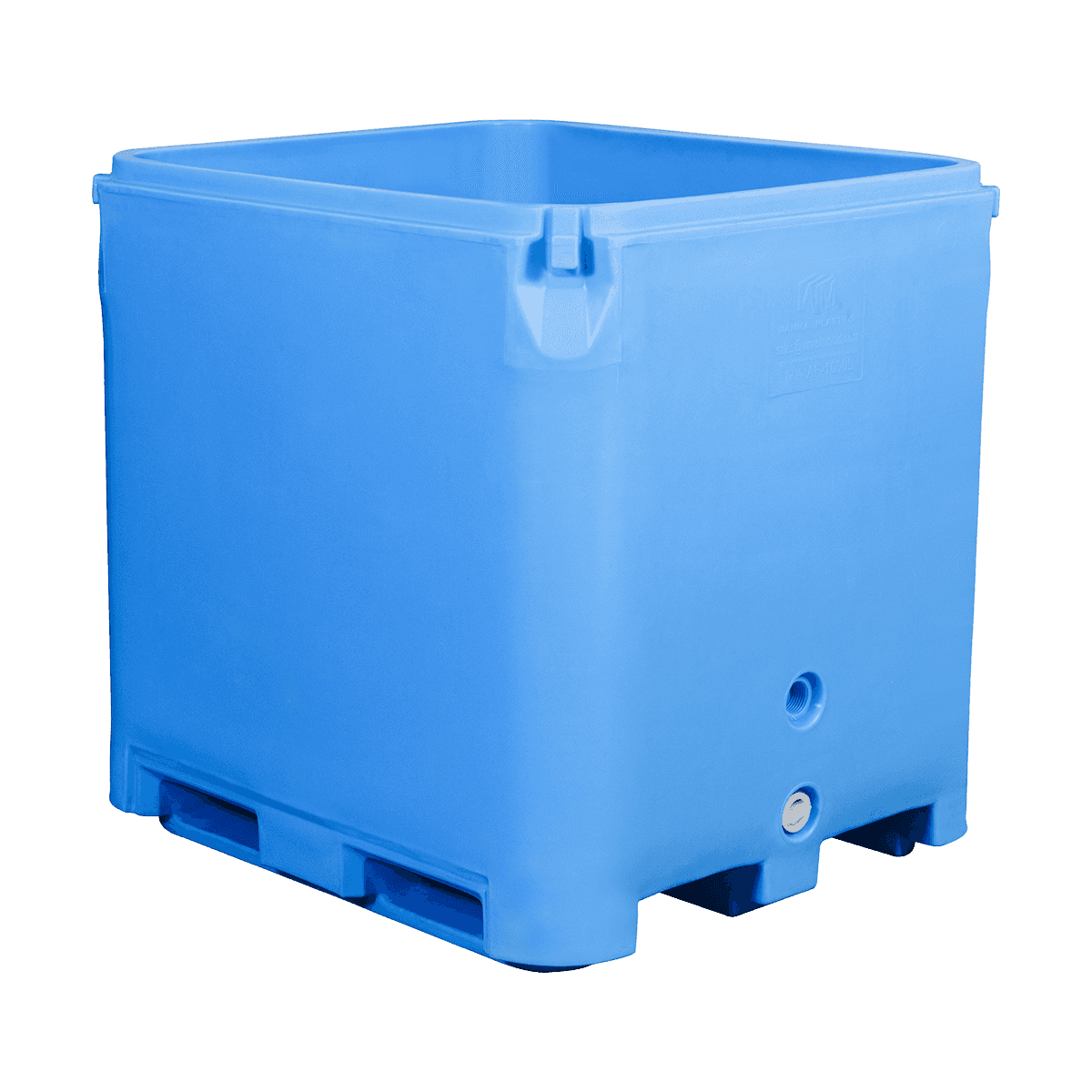 AF-1000L isolerede fisk totes skaldyr industriel brug plastbeholdere