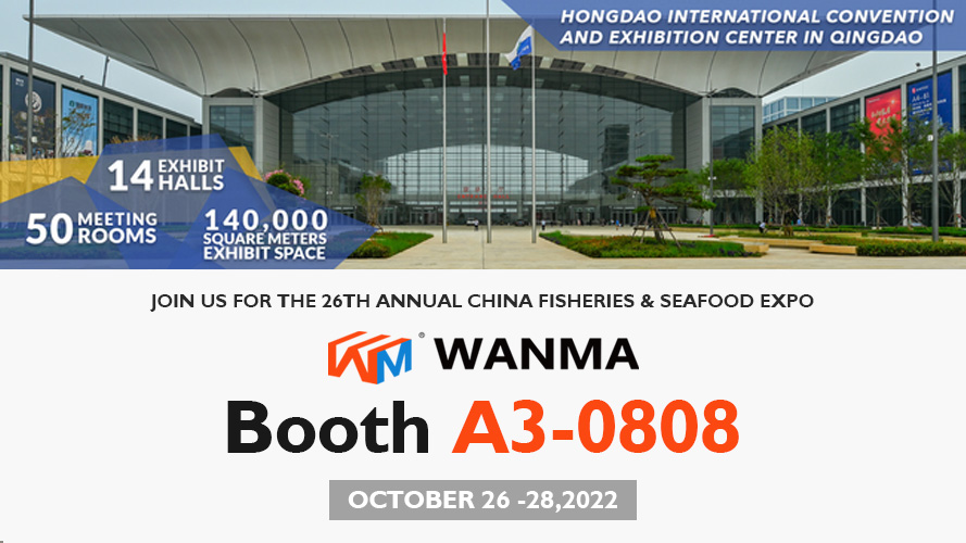 2022 China Fisheries & Seafood Expo afholdes i Qingdao i 26. - 28. oktober 2022